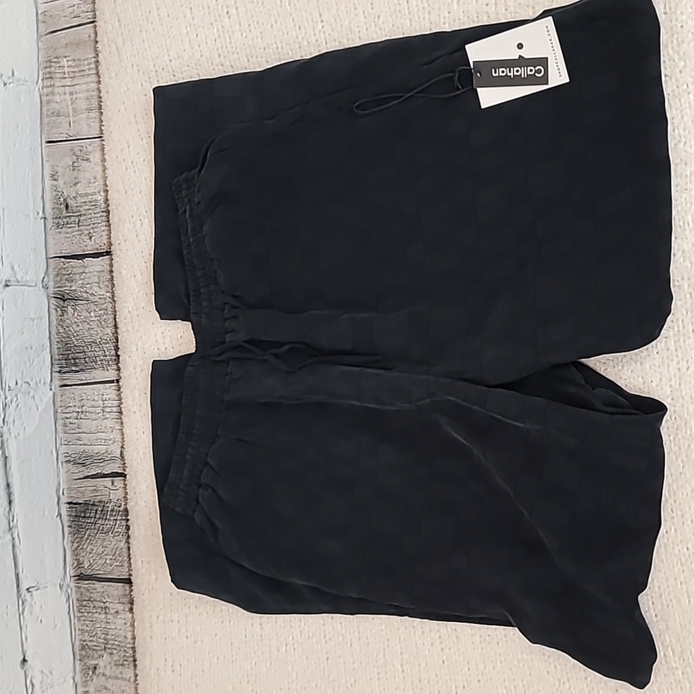Callahan Silky Flowy Cupro High Rise Wide Leg Pull On Kat Pant in Black - NWT - Picture 8 of 14